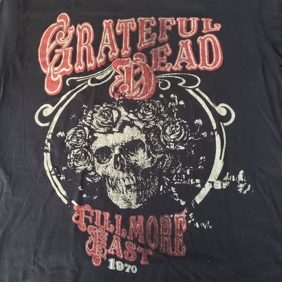 Ripple Junction Grateful Dead Black Tee - Picture 1 of 9